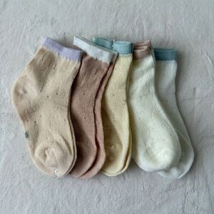 Cotton blend kids socks new